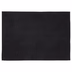 Linnea Pure, Noir, Coton, 700 g/m², Portugal, 50 x 70 cm, 250 g