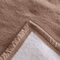 Linnea Volta plaid 240 x 260 cm Laine Marron