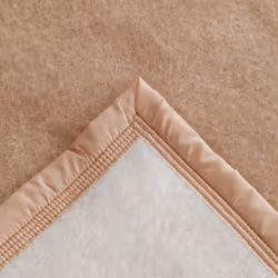 Linnea Volta plaid 240 x 260 cm Laine Marron