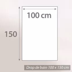 Linnea Royal cresent 100 x 150 cm Coton Blanc 1 pièce(s)