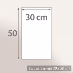 Linnea Hirsh Coton Blanc 30 x 50 cm 1 pièce(s)
