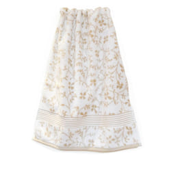 Linnea Vintage floral serviette à main Blanc 40 x 60 cm