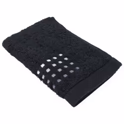Linnea Pure squares, Coton, Noir, 33 x 50 cm, 1 pièce(s), 550 g/m², 90 g