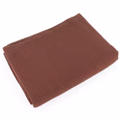 Linnea Pure waffle, 50 x 100 cm, Coton, Marron, 1 pièce(s)