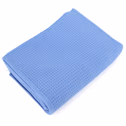 Linnea Pure waffle, 50 x 100 cm, Coton, Bleu, 1 pièce(s)