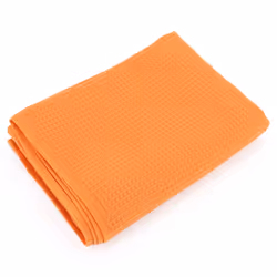 Linnea Pure waffle, 50 x 100 cm, Coton, Orange, 1 pièce(s)