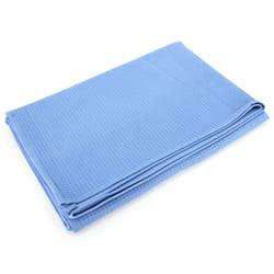 Linnea Pure waffle 90 x 160 cm Coton Bleu 1 pièce(s)