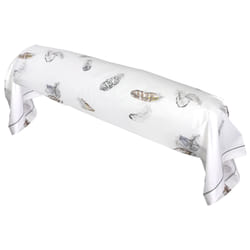 Linnea Plumes Blanc 140 x 43 cm Percale