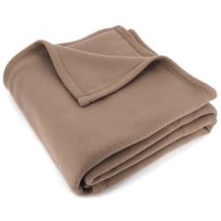 Linnea Isba plaid 240 x 260 cm Polyester Marron