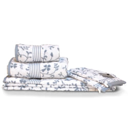Linnea Vintage floral Blanc Coton 5 pièce(s)