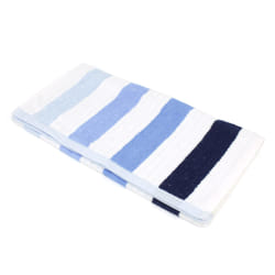 Linnea Classic stripes serviette à main Bleu 50 x 100 cm
