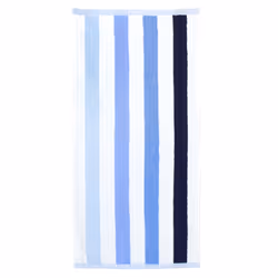 Linnea Classic stripes serviette à main Bleu 50 x 100 cm