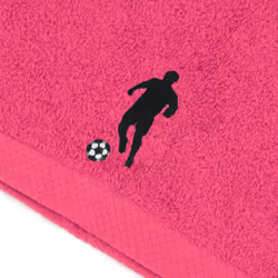 Linnea Pure football serviette à main Rose 50 x 100 cm