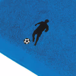 Linnea Pure football serviette à main Bleu 50 x 100 cm