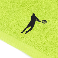 Linnea Pure tennis serviette à main Vert 50 x 100 cm