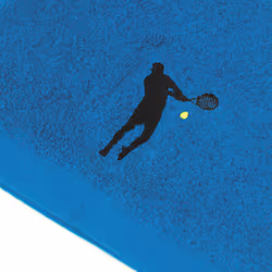 Linnea Pure tennis serviette à main Bleu 50 x 100 cm