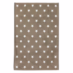 Linnea Stars 100 x 150 cm Coton Marron 1 pièce(s)