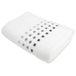 Linnea Pure squares 100 x 150 cm Coton Blanc 1 pièce(s)