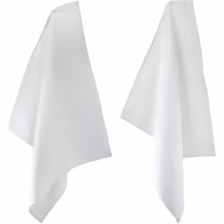 LOT DE 2 TORCHONS DE CUISINE 50x50 cm, 100% COTON 400 g/m2 - PURE KITCHEN WAFFLE BLANC La collection de torchons de cuisine T ...