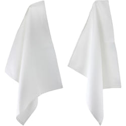 Linnea - Lot de 2 torchons cuisine nid d'abeille pure kitchen waffle