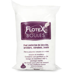 Rembourrage Flotex boules sac 1 kg