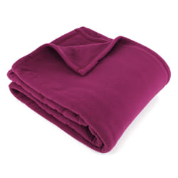 Linnea Teddy plaid 180 x 220 cm Polyester Violet
