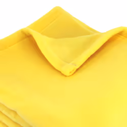 Linnea Teddy plaid 240 x 260 cm Polyester Jaune