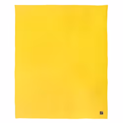Linnea Teddy plaid 240 x 260 cm Polyester Jaune