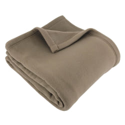 Linnea Teddy plaid 240 x 260 cm Polyester Marron