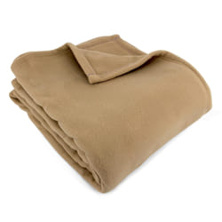 Linnea Teddy plaid 240 x 260 cm Polyester Marron
