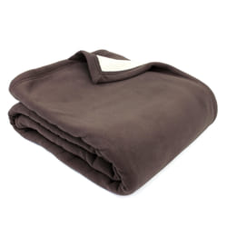 Linnea Narvik plaid 180 x 220 cm Polyester Marron