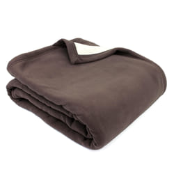 Linnea Narvik plaid 240 x 260 cm Polyester Marron