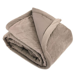Linnea Vega plaid 140 x 160 cm Polyester Marron