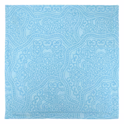 Linnea Panthéon Bleu 65 x 65 cm Satin