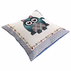 Linnea Animal, Multicolore, Polycoton, Animal, France, 45 x 45 cm, 180 g