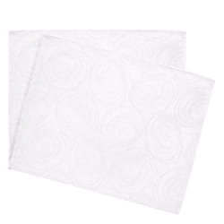 Linnea Spirale set de table Blanc 2 pièce(s)