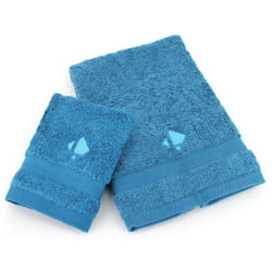 Linnea Royal cresent Bleu Coton 2 pièce(s)