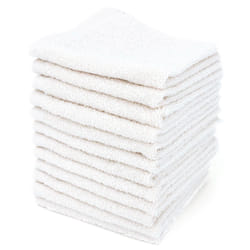Linnea Alpha Coton Blanc 30 x 30 cm 12 pièce(s)