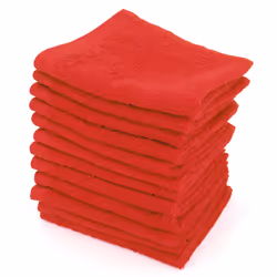 Linnea Alpha, Coton, Rouge, 30 x 30 cm, 12 pièce(s), 400 g/m², 520 g