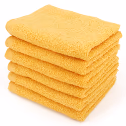 Linnea Alpha, Coton, Jaune, 30 x 50 cm, 6 pièce(s), 400 g/m², 410 g
