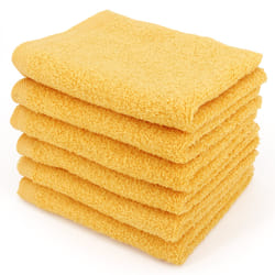 Linnea Alpha Coton Jaune 30 x 50 cm 6 pièce(s)