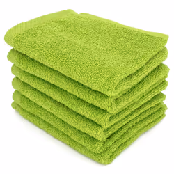 Linnea Alpha, Coton, Vert, 30 x 50 cm, 6 pièce(s), 400 g/m², 410 g