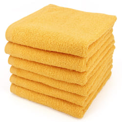 Linnea Alpha 50 x 90 cm Coton Jaune 6 pièce(s)