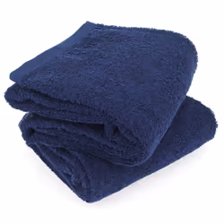 Linnea Alpha, Bleu, Coton, 2 pièce(s), 400 g/m², Portugal, 70 x 130 cm