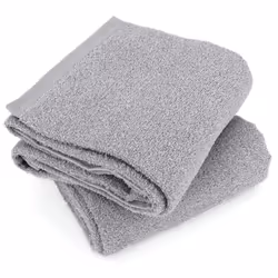 Linnea Alpha, Gris, Coton, 2 pièce(s), 400 g/m², Portugal, 70 x 130 cm
