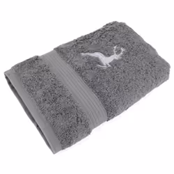 Linnea Hirsh, Gris, Coton, 1 pièce(s), 600 g/m², Portugal, 70 x 130 cm