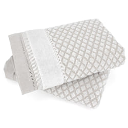 Linnea Linen serviette à main Blanc 50 x 100 cm