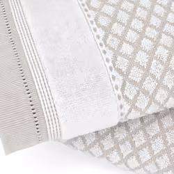 Linnea Linen serviette à main Blanc 50 x 100 cm