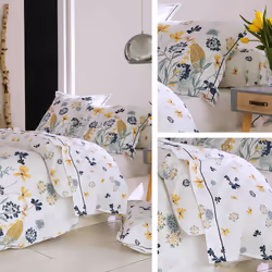 Linnea Petite folie Bleu 140 x 43 cm Percale
