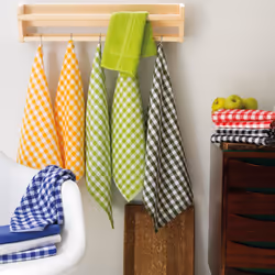 Linnea Squares vichy torchon de cuisine 50 x 70 cm